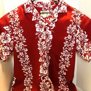Ky Hawaiin Shirt Size XL Made in Hawaii Tropical
